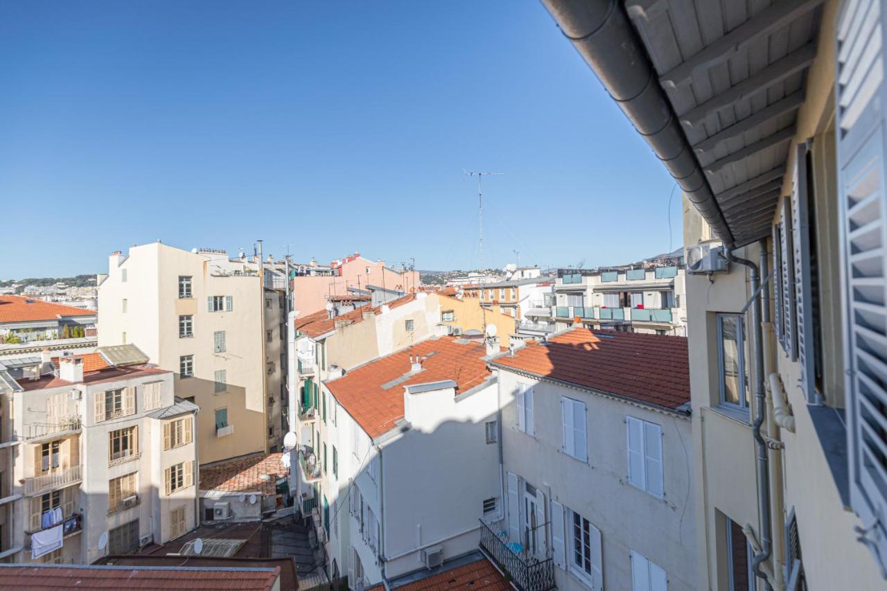 1 Su Ede - Dernier Etage Ascenseur - 1 Min Plage Et Zone Pietonne Ніцца Екстер'єр фото