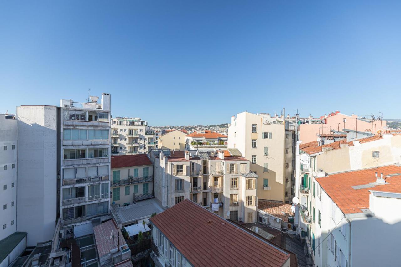 1 Su Ede - Dernier Etage Ascenseur - 1 Min Plage Et Zone Pietonne Ніцца Екстер'єр фото